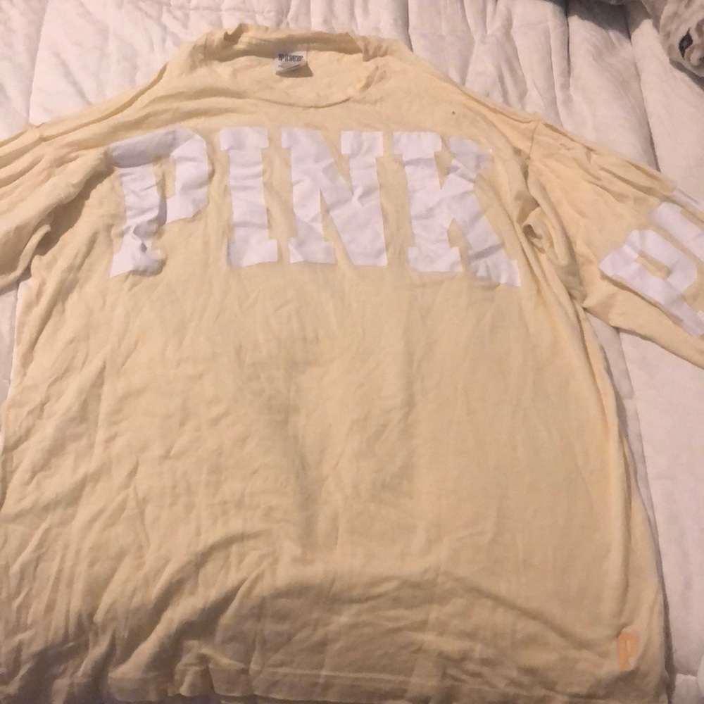 Long sleeve Victoria secret pink top